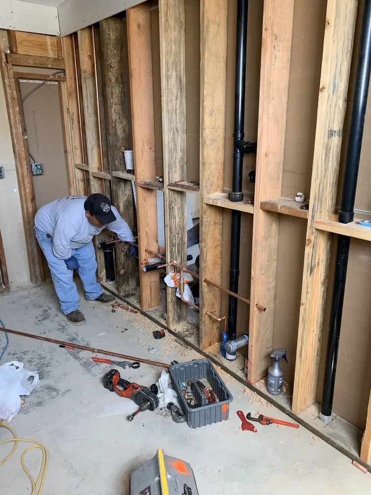 Commercial rough-in plumbing for Gas Line Repair in Westland